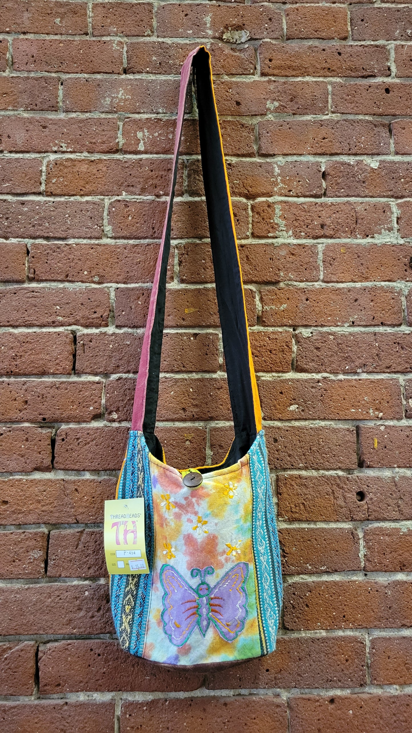 Threadheads Shoulder Bag Embroidered *Butterfly*