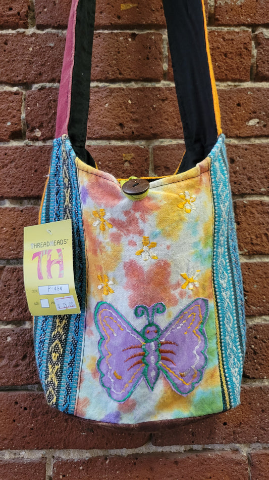 Threadheads Shoulder Bag Embroidered *Butterfly*