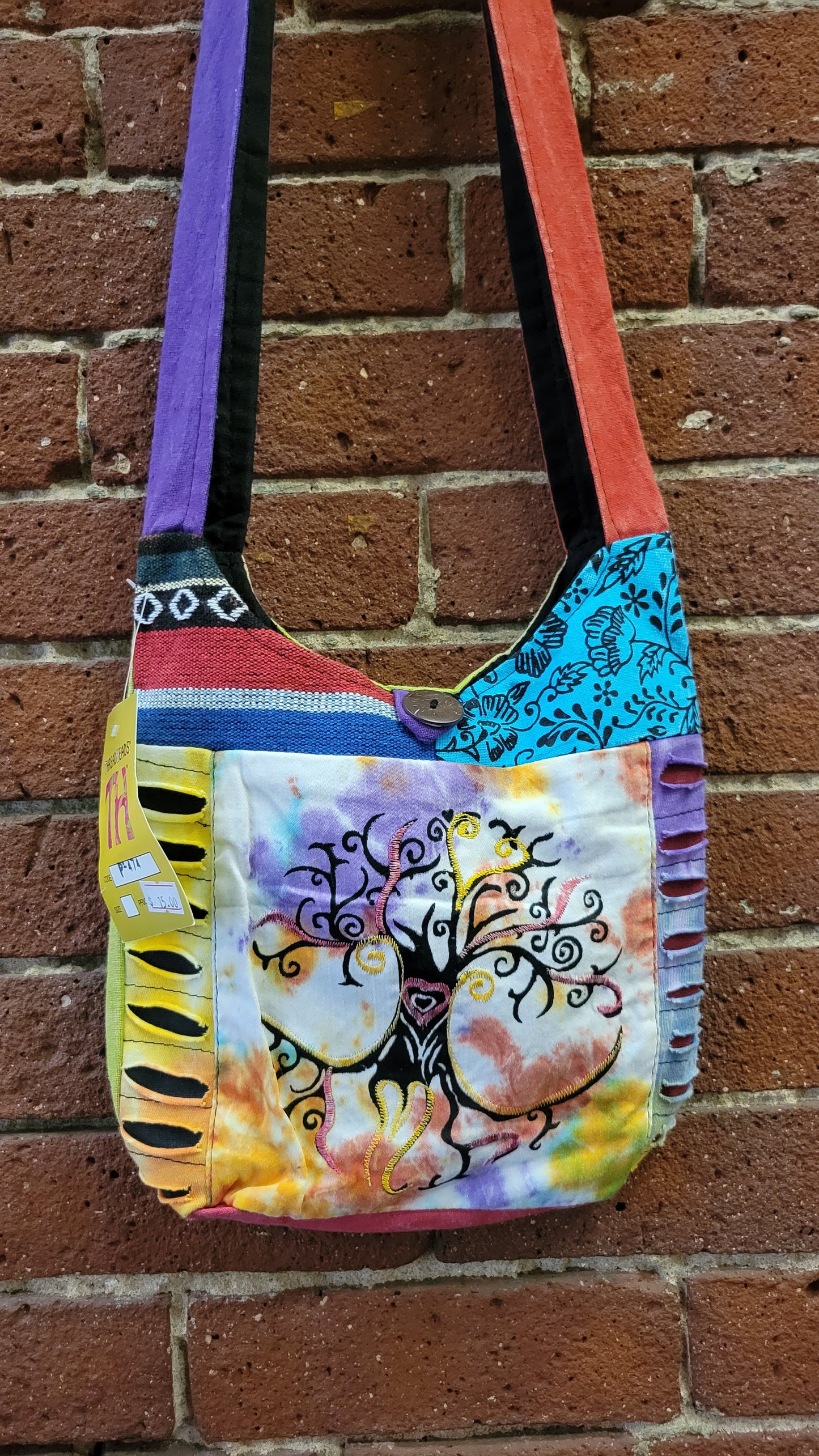 Threadheads Shoulder Bag Embroidered *Tree*