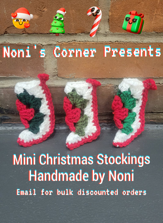 Handmade Mini Crochet Stocking